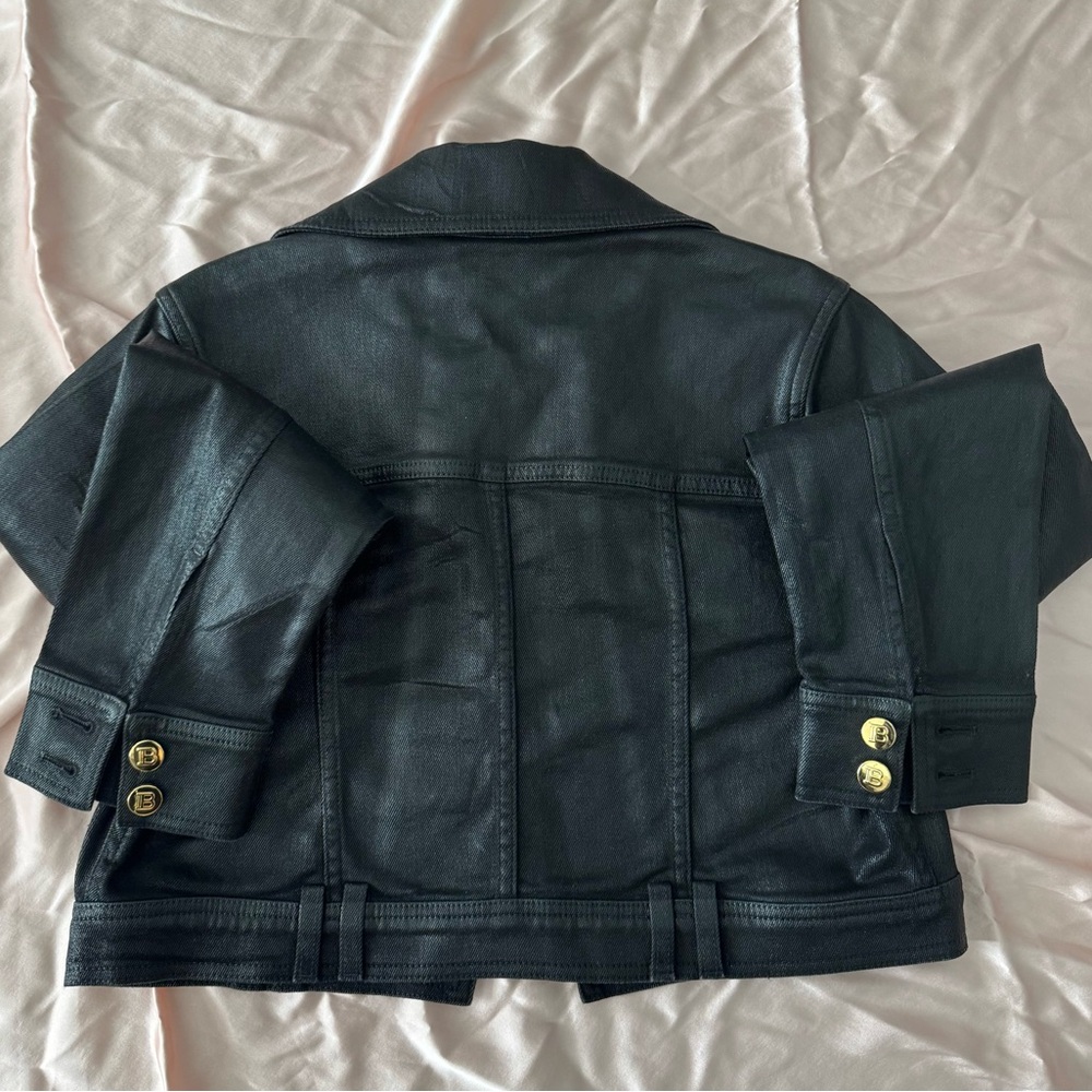 Balmain
Crop Coated Denim Jacket, Size US 6 - Picture 3 of 7